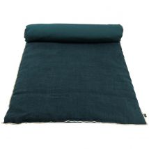 Housse d'édredon en lin lavé Chennai 85x200 cm - 14 couleurs - Haomy - Harmony Textile, 85*200 cm / Bleu de Prusse