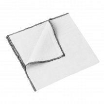 Serviette de table en lin lavé Luri - Haomy - Harmony Textile, Blanc