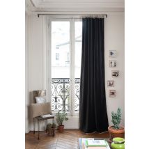 Rideaux en velours Medicis occultants 130x280 cm - 15 couleurs - En fil d'indienne, Beluga