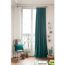 Rideaux en velours Medicis occultants 130x280 cm - 15 couleurs - En fil d'indienne, Canard