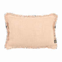 Coussin mini en lin lavé Mansa 30x20 cm - Cimarron - Haomy, Tabac