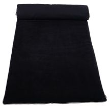 Housse d'édredon en velours New Delhi 85x200 cm - 15 couleurs - Haomy - Harmony Textile, Noir
