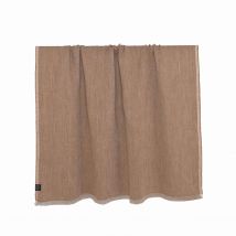 Plaid en lin lavé Cuba 135x190 cm - 7 couleurs - Haomy - Harmony Textile, Daim