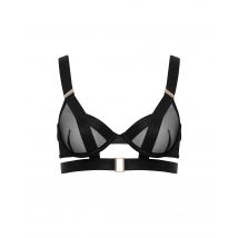 Bluebella Trinity Sheer Strappy Bra Black - 30A