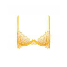 Bluebella Laurel Leaf Embroidered Bra Gold