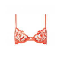 Bluebella Leonora Wired Bra Hot Coral/Sheer