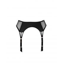 Bluebella Laura Black Suspender Belt with Mesh - 26