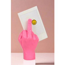 Bitten Design The Finger Magnetic Photo Holder Colour: Pink