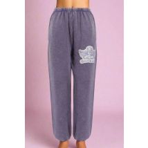 Boys Lie Aura Let Love Guide My Way Kimmy Jogger Pants Colour: Purple Size: S