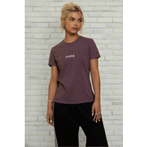 Daisy Street Crying Printed Tee Colour: Brown Size: 12