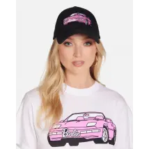 Lauren Moshi Bay Barbie Convertible Trucker Hat One-Size Pink