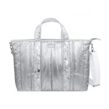 Packed Party Snow Much Fun Puffer Confetti Travel Bag Colour: Silver