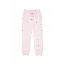 Brunette The Label "Be Kind" All Over Floral Oversized Joggers Colour: Pink Size: S/M