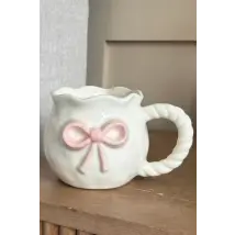 Coconut Lane Pink Bow Mug