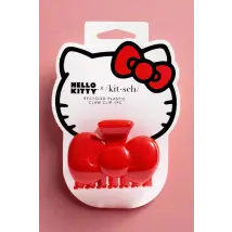 Hello Kitty x Kitsch Recycled Plastic Bow Shape Claw Clip Colour: Red