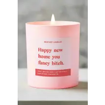 Mischief Candles New Home Gift Funny New Home Gift Soy Wax Candle New Home Fancy Bitch Colour: Pink Scent: Winter Forrest