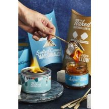 Salted Caramel Lovers Marshmallow Toasting Kit Gift Set Flavour 1: Vanilla Bean Flavour 2: Salted Caramel