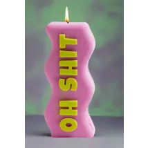 Wavey Casa Oh Shirt Purple Candle Colour: Purple