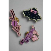 Trixy Starr x Grateful Dead Pin Set Colour: Silver