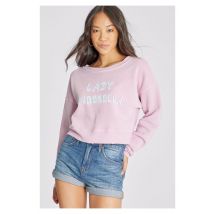 Wildfox Lazy Cinderella Sweater Size: L Colour: Pink