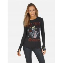 Lauren Moshi McKinley McKinley ZZ Top Thermal Top as seen on Avril Lavigne Size: XS Colour: Black