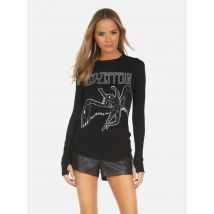 Lauren Moshi McKinley X Led Zeppelin Outline Thermal Top Size: XS Colour: Black