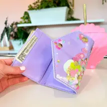 Packed Party Shell It Out Confetti Wallet Colour: Purple