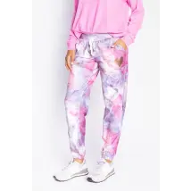 PJ Salvage Marble Mayhem Sweatpants Size: S Colour: Pink