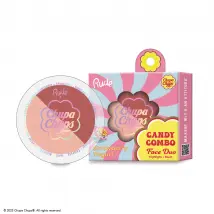 Rude Cosmetics Chupa Chups Candy Combo Face Duo Colour: Strawberry Yogurt