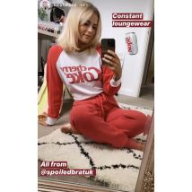Wildfox Fluttering Hearts Jack Jogger as seen on Lucy Fallon S Red