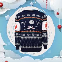 Star Wars X-Wing Vs. Tie Fighter Christmas Jumper / Ugly Sweater