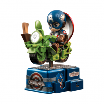 Official Hot Toys Marvel Captain America CosRider 15cm Figure