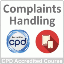 Complaints Handling CPD Accredited Online Course