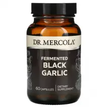 Dr Mercola Fermented Black Garlic | 60 Capsules