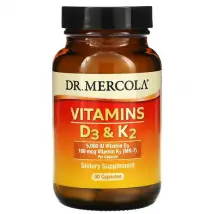 Dr Mercola Vitamins D3 & K2