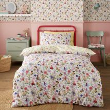 Belle and Boo Garden Friends Childrens Bedding White