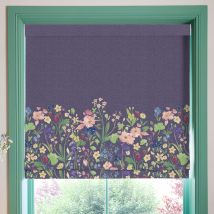 Bluebellgray Berneray Made To Measure Roman Blind Midnight