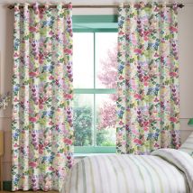 Bluebellgray Flora Made To Measure Curtains Cerise