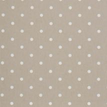 Clarke & Clarke Dotty PVC Fabric Taupe