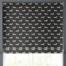 Emily Bond Peggy Made to Measure Roman Blind Smoke