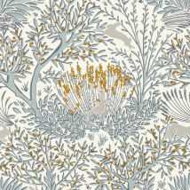 Clarke & Clarke Wilderwood Fabric Denim