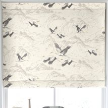 Laura Ashley Animalia Made to Measure Roman Blind Silver