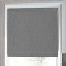 Laura Ashley Swanson Made To Measure Roman Blind Steel