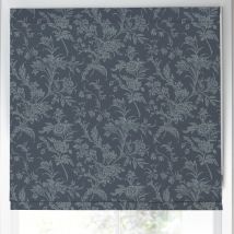 Laura Ashley Lloyd Made to Measure Roman Blind Midnight Navy