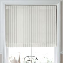 Laura Ashley Farnworth Made To Measure Roman Blind Natural