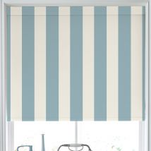 Laura Ashley Lille Stripe Translucent Made to Measure Roller Blind Seaspray