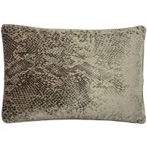 Paoletti Python Velvet Jacquard 40cm x 60cm Filled Boudoir Champagne