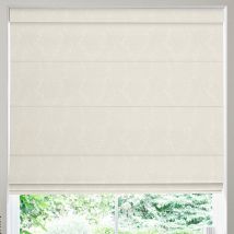 Grace Jacquard Sprig Made To Measure Roman Blind Frost