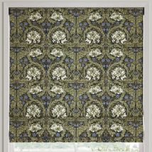 William Morris African Marigold Velvet Made to Measure Roman Blind Cornflower