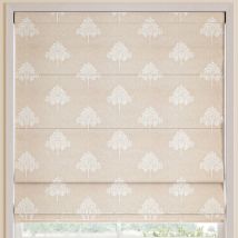 William Morris Marigold Tree Embroidery Made to Measure Roman Blind Chalk
